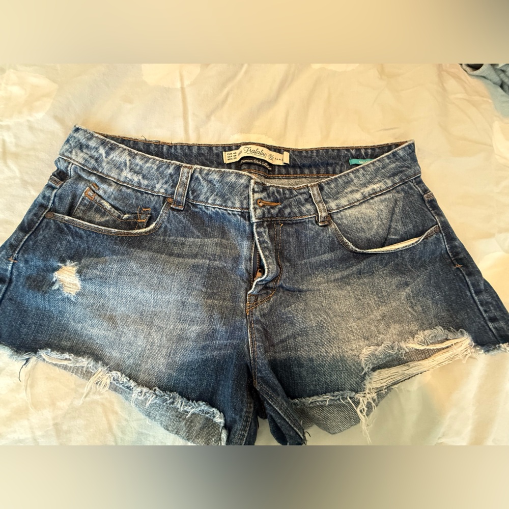 Zara Blue Denim Shorts